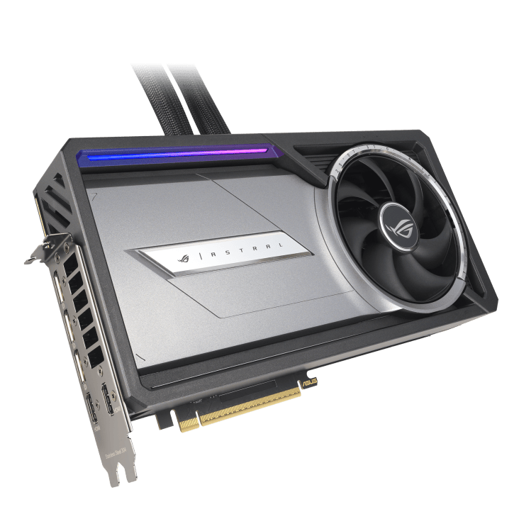 طراحی حرفه‌ای و مدرن ASUS ROG Astral LC RTX 5090